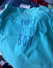 T shirt turquoise taille 9 mois 