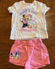 Pyjama Minnie et Daisy 3/4 ans 