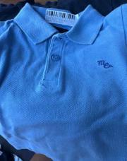T shirt bleu 9 m majoral 