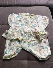 Salopette short jaune T 74/80