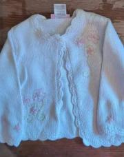 Gilet blanc mini Tuttle brodé 
