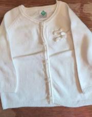 Gilet blanc 3 noeuds Tex  6 mois 