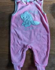 Pyjama rose sans manches, avec pieds, Disney Éléphant sleepy Dumbo.      6 mois 