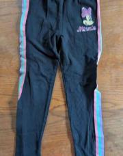 Legging noir 4/5 ans bandes colorées côté Primark Minnie 