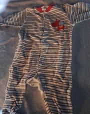 Pyjama rayé cheval 6 mois