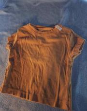 T-shirt manches courtes orange 2 ans