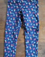 Legging 6 ans, fond bleu imprimé Minnie, blanc et rouge Disney C&A