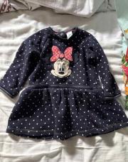 Robe bleue minie T 80