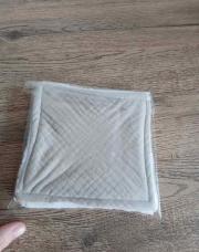 Neuf, lot de 2lingettes lavables beige