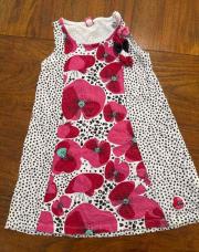 Robe TucTuc 4 ans pois et fleurs 