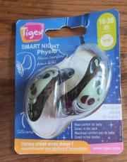 18/36 mois lot de 2 tétines tigex smart night sans pba 