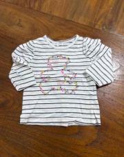 T shirt lulu castagnette fleuri 3 mois 