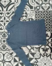 T-shirt bleu strié 