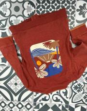 Gilet obaibi palmier 
