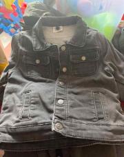 Veste en jeans noir TAO