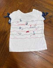 T shirt sergent major 2 ans blanc océan 