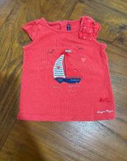 T shirt sergent major rouge 2 ans 