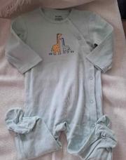 Pijama turquoise girafe kiabi 12 mois coton