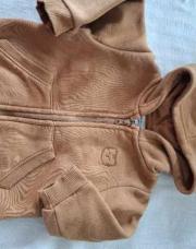 Sweat zippé marron tao 9 mois