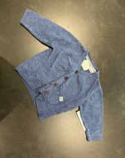 Gilet Zara 74cm bleu 