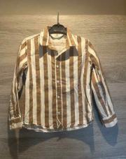 Chemise ligne blanc /brun 