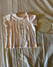 T Shirt rose lapin 1/3 mois 