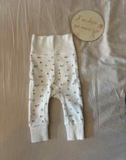 Legging blanc avec fleurs Kiabi 1 mois 