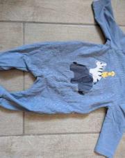 Pyjama bleu éléphant zèbre lémurien obaibi 53cm