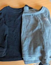 Lot 2 pull noir et vert 98cm/3ans