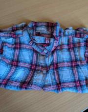 Chemise Vertbaudet carreaux rouge noir 2 ans 86cm