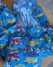 Combinaison pluie véhicule bleu imperméable+ pochette 2-4 ans