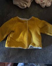 Veste moutarde 6 mois 