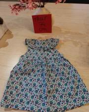 Du pareille au même- robe motif bleu