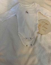 Body blanc avec cerises Kiabi 3 mois 