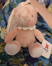 Peluche rose Louise Nicotoy neuve