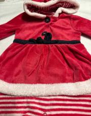 Pyjama capuche robe Noël 6 mois 