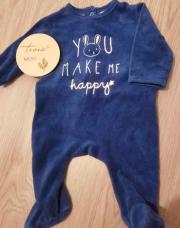 Pyjama bleu lapin 3 mois
