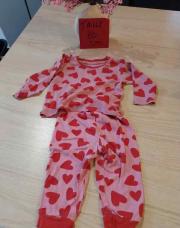 Primarkt- ensemble pyjama longue manche rose 