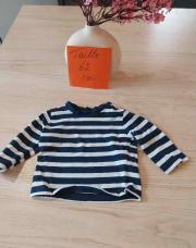 Primarkt- tshirt longue manche lignée 