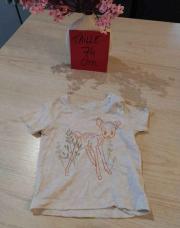 Primarkt- tshirt bambi 74 cm