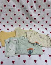 Lot de 5 body manches courtes 18 mois 