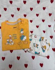 Pyjama short 2 pièces 3/6 mois Donald 