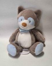 Peluche musicale,bob le raton laveur de marque Nattou 