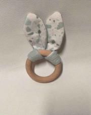 Anneaux bois avec petites oreilles 