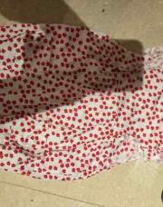 Combi 3 ans kiabi fleur rouge 
