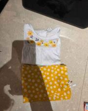 Ens. 92cm babyclub jaune 