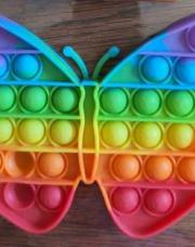 Papillon Pop It ou jouet sensorielle à bulles 