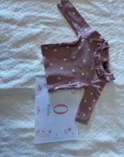 Blouse mauve avec cœur wibra 50 