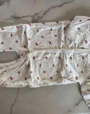 Pyjama fleur sans pied 62 zeeman 