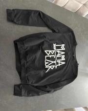 Pull noir « Mama Bear »